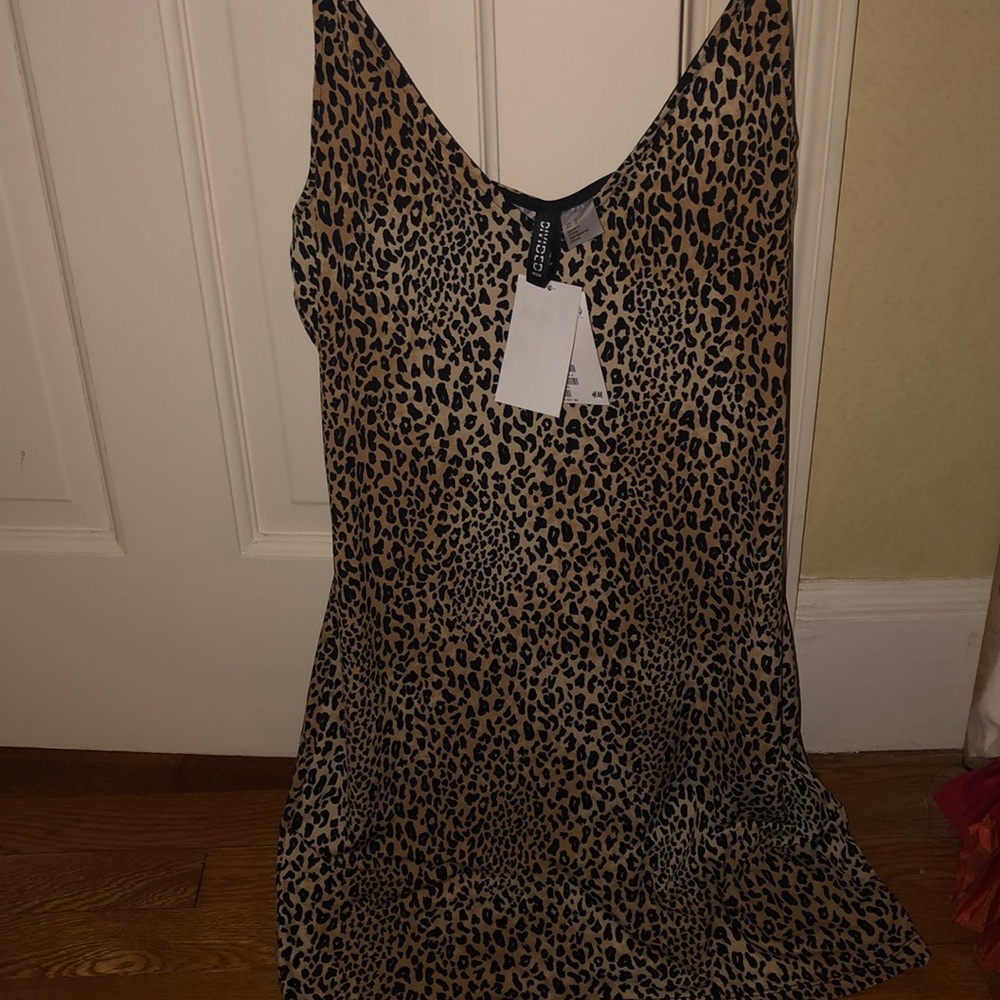 NTW: Cheetah Mini Slip Dress